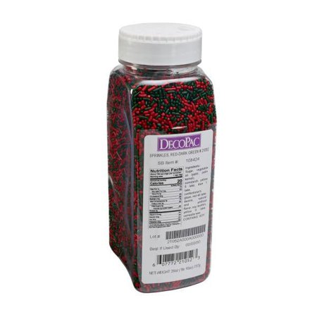 Red and Green Mix Sprinkles