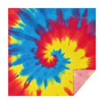 thumbnail image 1 of Red and Green Tie Dye Pattern Square Tablecloth, Waterproof Wipeable Spillproof Washable Table Cover for Home Kitchen Party and Daily Decor 52"x52", 1 of 6