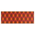 thumbnail image 1 of Red and Orange Argyle Pattern Kitchen Rug Mat,Kitchen Runner Rugs Non Skid Washable,Decorative Kitchen Floor Mats for Kitchen,Sink,Laundry,17"X47", 1 of 5