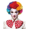 thumbnail image 1 of Red and Orange Pom-Pom Clown Men Adult Halloween Wig Costume Accessory - One Size, 1 of 2