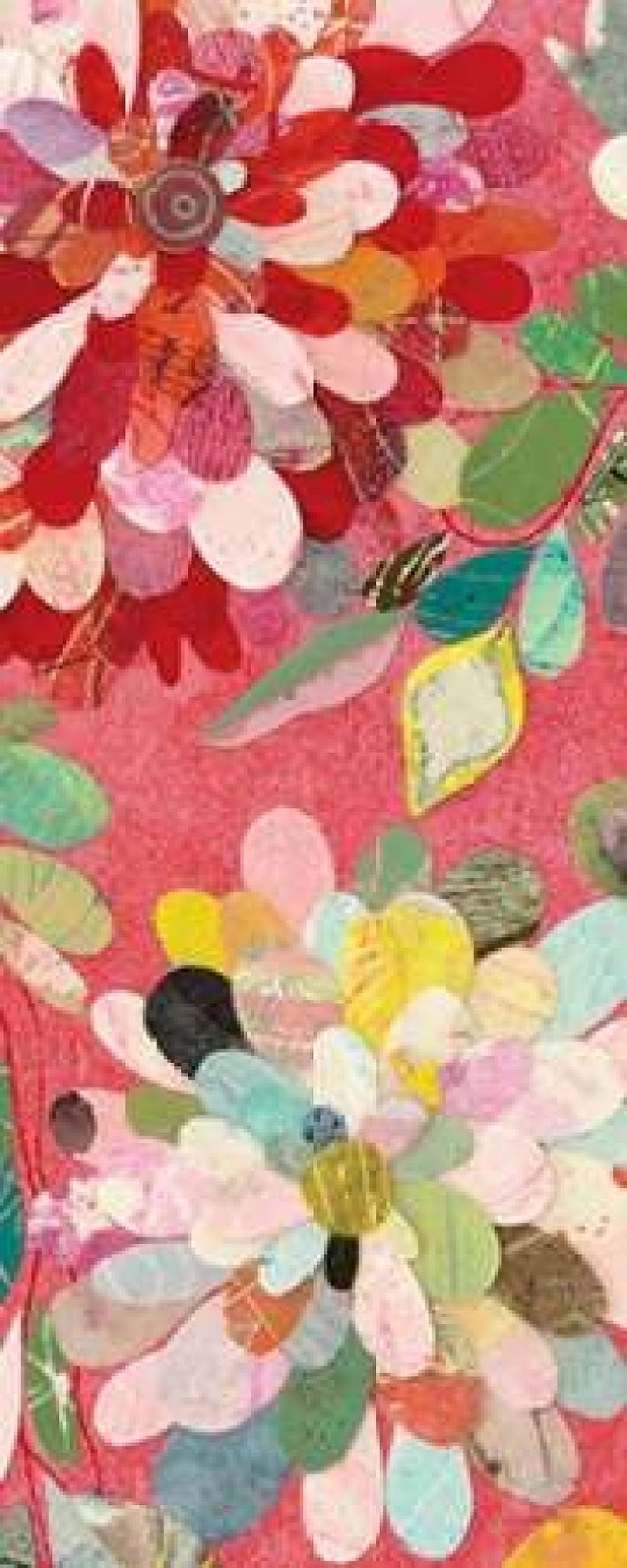 Red and Pink Dahlia IV Canvas Art - Candra Boggs (10 x 20)