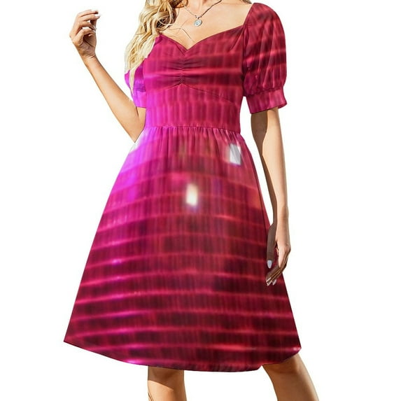 Red and Pink Disco Ball Sleeveless Dress Long dress woman elegant women's dresses sale evening dresses luxury 2024