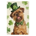 thumbnail image 1 of Red and Tan Brussels Griffon Shamrock 500 Pieces Jigsaw Puzzle for Adults, St. Patrick’s Day Dog Puzzle for Relaxing Indoor Activity and Fun, 1 of 8