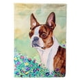 thumbnail image 1 of Red and White Boston Terrier Garden Flag, 1 of 1