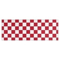 thumbnail image 1 of Red and White Checkered Pattern Kitchen Rug Mat,Kitchen Runner Rugs Non Skid Washable,Decorative Kitchen Floor Mats for Kitchen,Sink,Laundry,17"X47", 1 of 5