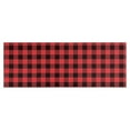thumbnail image 1 of Red and White Checkered Pattern Kitchen Rug Mat,Kitchen Runner Rugs Non Skid Washable,Decorative Kitchen Floor Mats for Kitchen,Sink,Laundry,17"X47", 1 of 5