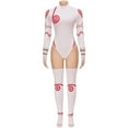 thumbnail image 1 of Red and White Jumpsuit Outfit for Women Adult, 1 of 7