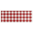 thumbnail image 1 of Red and White Plaid Pattern Kitchen Rug Mat,Kitchen Runner Rugs Non Skid Washable,Decorative Kitchen Floor Mats for Kitchen,Sink,Laundry,17"X47", 1 of 5