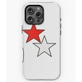 thumbnail image 1 of Red and White Stars Pattern N3379 Phone Case for iPhone 17 16 15 14 13 12 11 Pro Max, 1 of 2