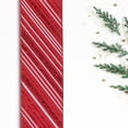 thumbnail image 1 of Northlight Red and White Striped Christmas Wired Craft Ribbon 2.5" x 10 Yards, 1 of 4