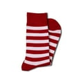 thumbnail image 1 of Red and White Striped Socks, 1 of 4