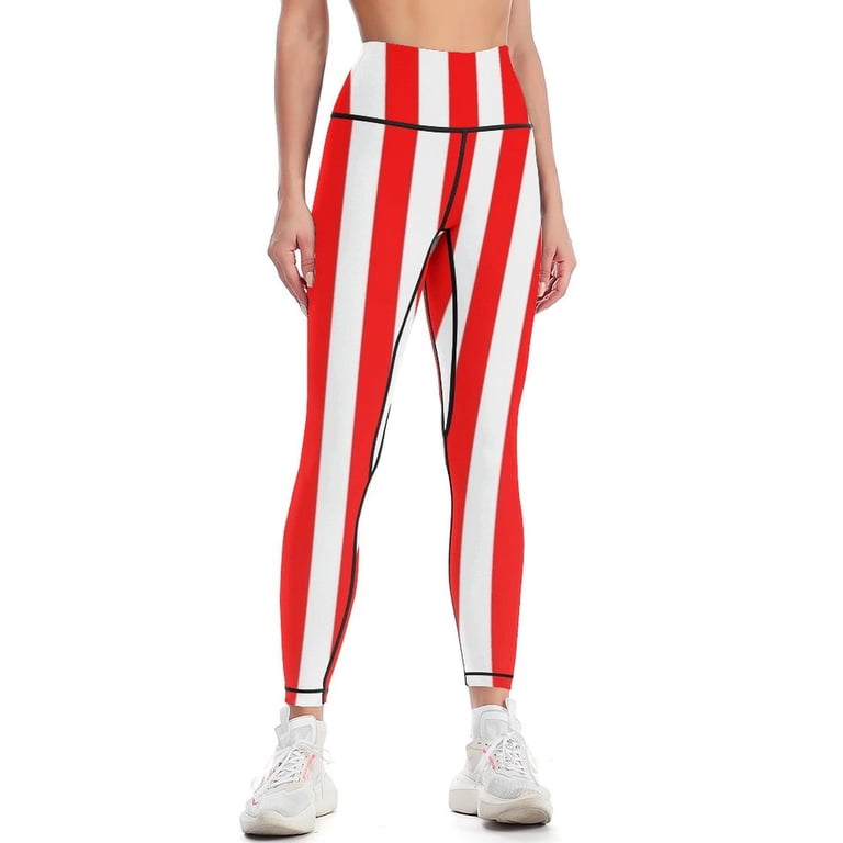 Pants Red And White Striped Leggings Walmart Striped Tights Candy
