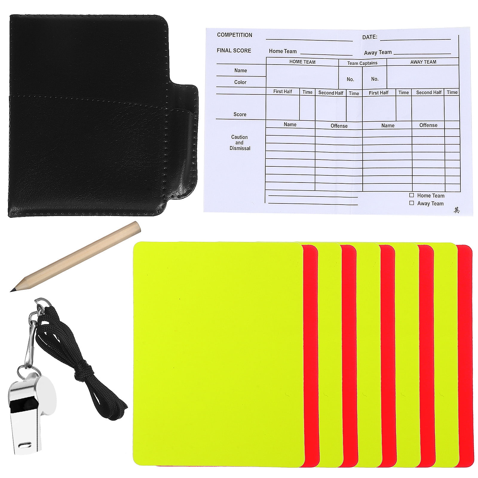 Yueyihe Red and Yellow Card Set Soccer Referee Accessory Necessity