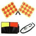 thumbnail image 1 of Red and yellow cards set for referee in football match, 1 of 8
