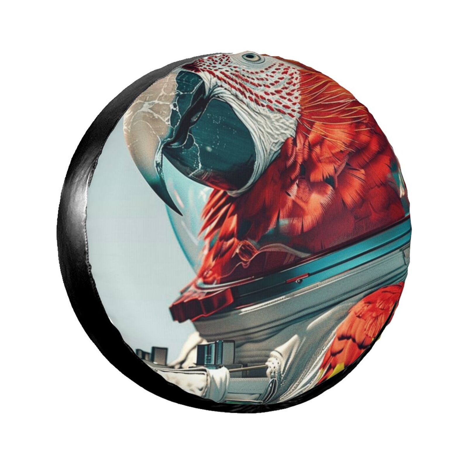 Red and yellow birds Spare tire cover wheel protector, weather