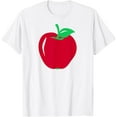 thumbnail image 1 of Red apple T-ShirtFruit storeMen's and women's pure cotton short-sleeved shirts, 1 of 7