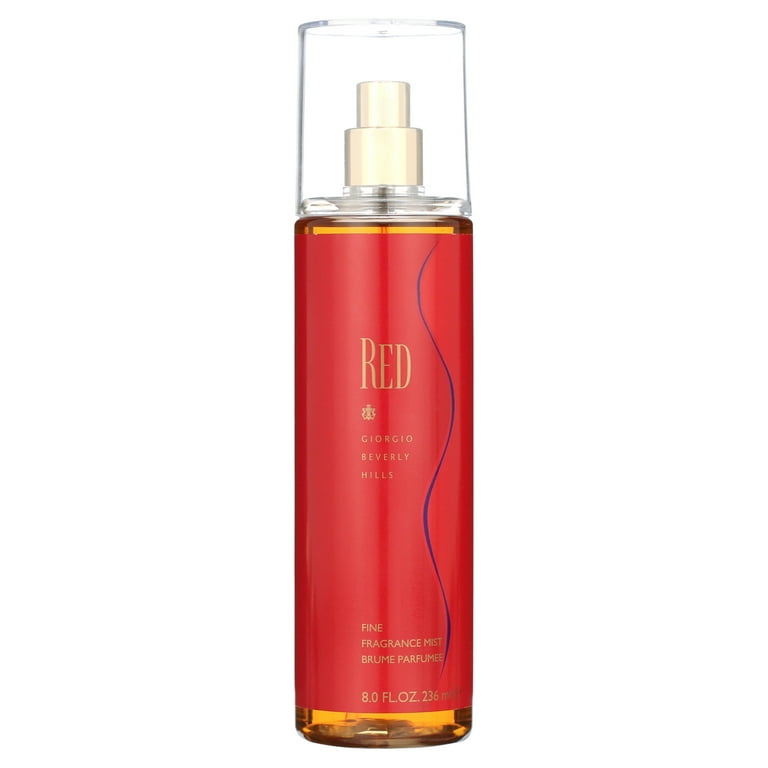 Red Fragrance Mist By Giorgio Beverly Hills - 8 oz Red Fragrance Mist By Giorgio Beverly Hills - 8 oz