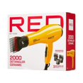 thumbnail image 1 of Red by KISS 2000 Ceramic Hair Dryer, Professional Salon Blow Dryer 3 Attachments Included, 1 of 6