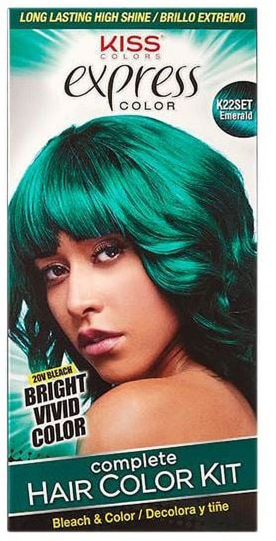 Red by KISS Express Complete Hair Color Kit -(K22 Emerald) - Walmart.com