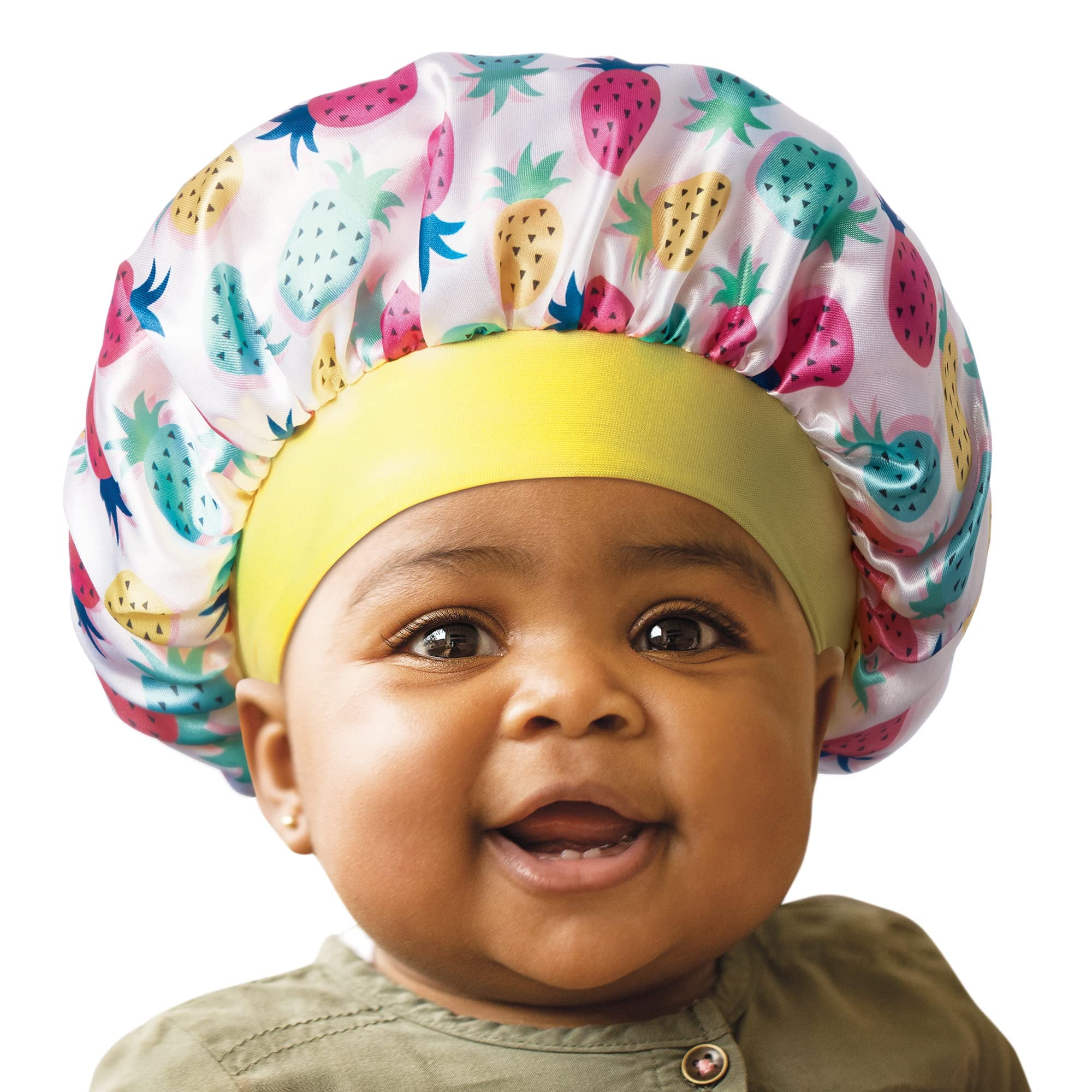 Red by Kiss Baby Satin Bonnet Sleep Caps Hair Wraps Hair Bonnet (Multi ...