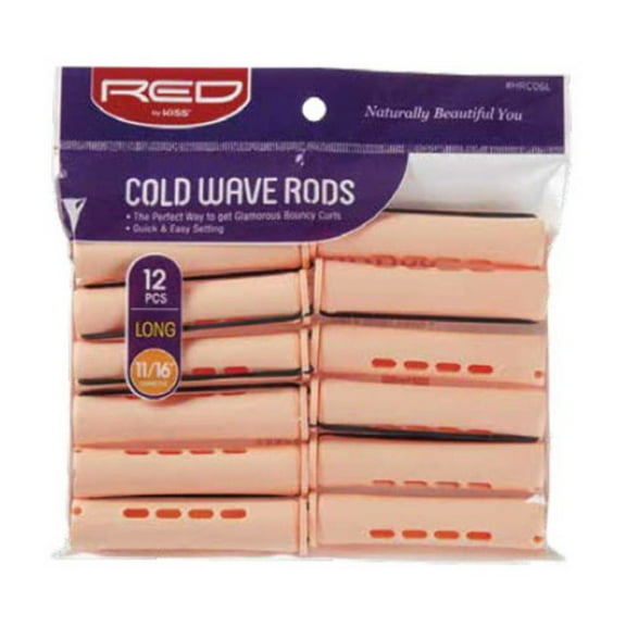 Red by Kiss Cold Wave Rods - Long - 11/16" 12PC - SAND Color