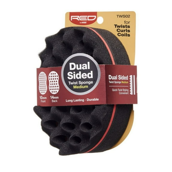 Red by Kiss Dual Sided Twist Sponge Medium #Tws02