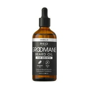 Red by Kiss Groomane Beard Oil, Rosemary Oil & Biotin, Promotes Full, Healthy Look Beard Strengthen Facial Hair, Reduces Breakage (3 fl.oz, Vanilla)