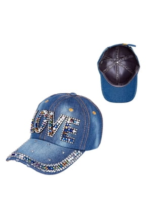 Red by Kiss Satin-Lined Baseball Cap, Comfortable Fit Adjustable Hat, Hair Protection Unique Designs (Love)