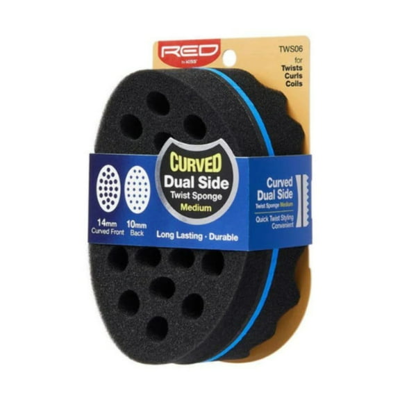 Red by Kiss Dual Sided Twist Sponge Medium Hair Brush