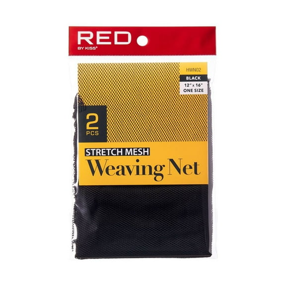 Red by Kiss Stretch Mesh Weaving Net 12" x 16" Black #HWN02