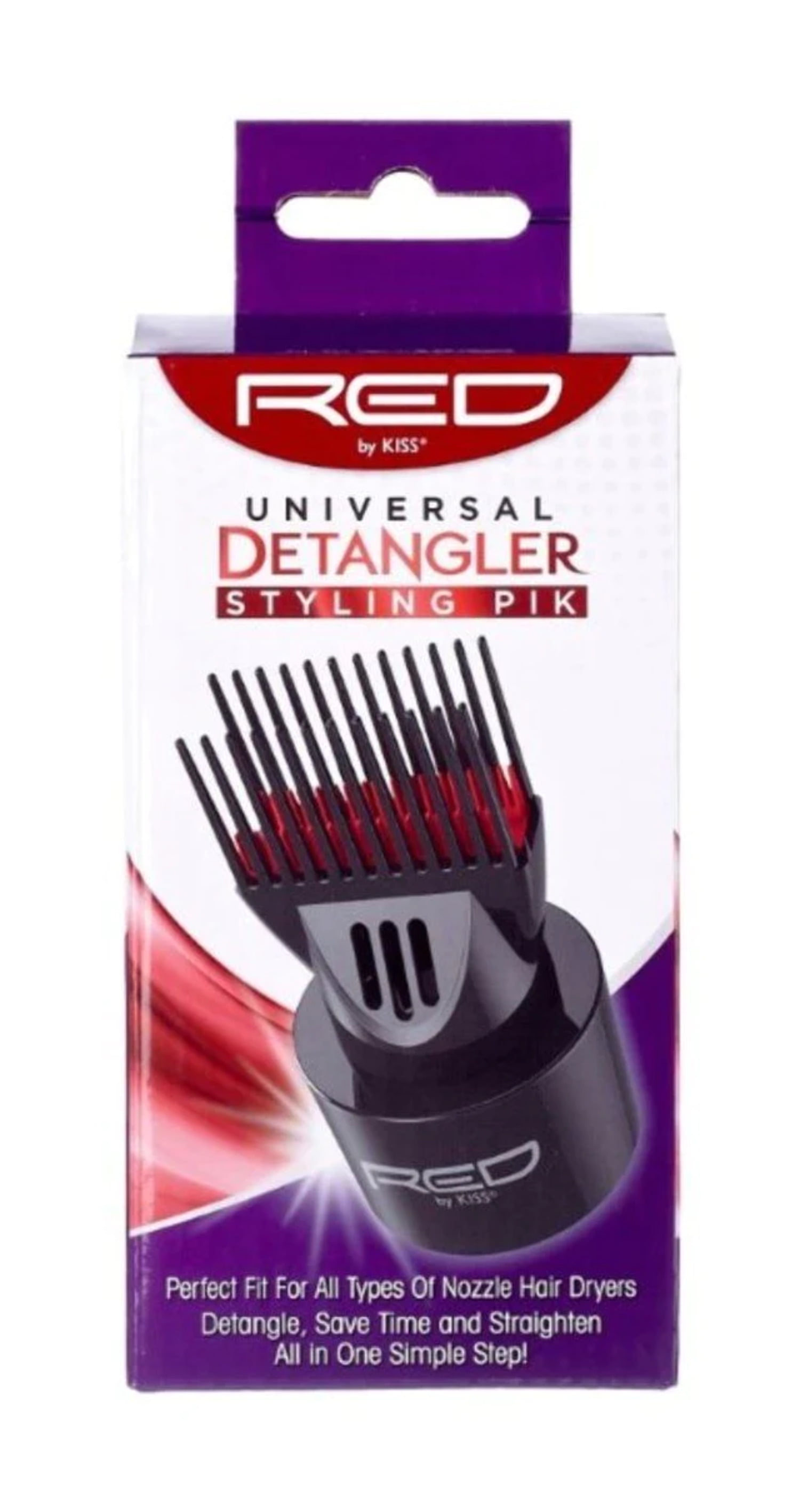 Red by Kiss Universal Detangling Blow Dryer Hair Styling Pik