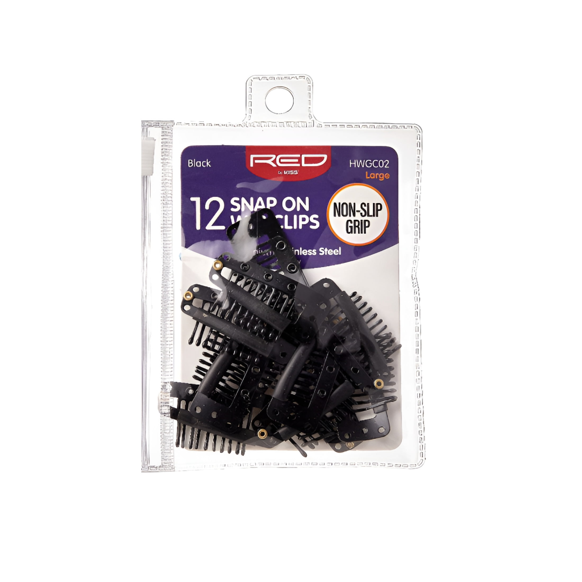 Red by Kiss Wig Clips 12 Ct