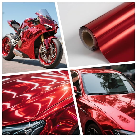 Red car vinyl premium direct sales China factory car body sticker car wrap vinyl