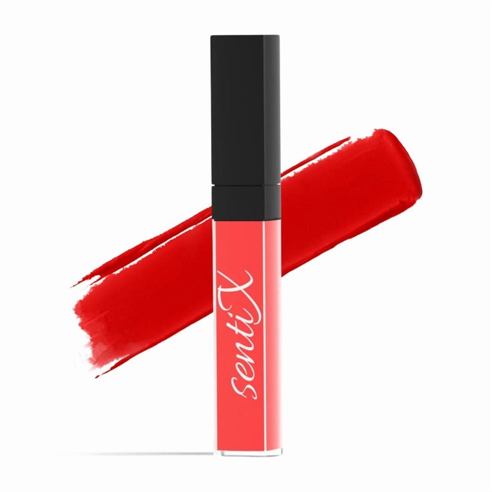 Red carpet - Liquid lipstick by SentiX, matte, High Coverage, Lightweight, Vegan, Paraben-Free, with Vitamin E