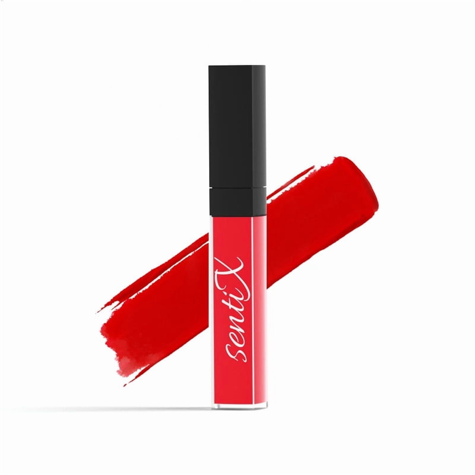 Red carpet - Liquid lipstick by SentiX, matte, High Coverage, Lightweight, Vegan, Paraben-Free, with Vitamin E