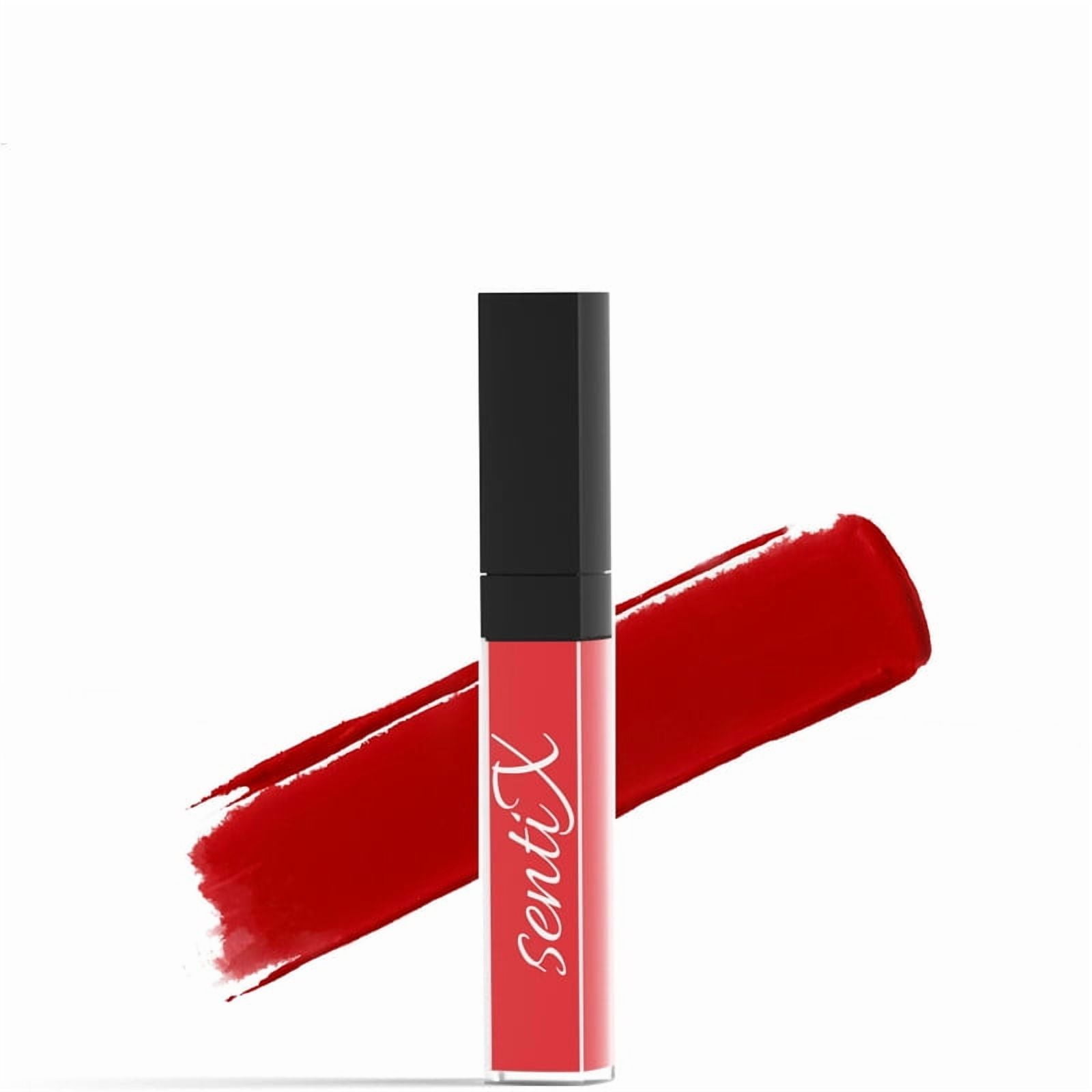 Red carpet - Liquid lipstick by SentiX, matte, High Coverage, Lightweight, Vegan, Paraben-Free, with Vitamin E