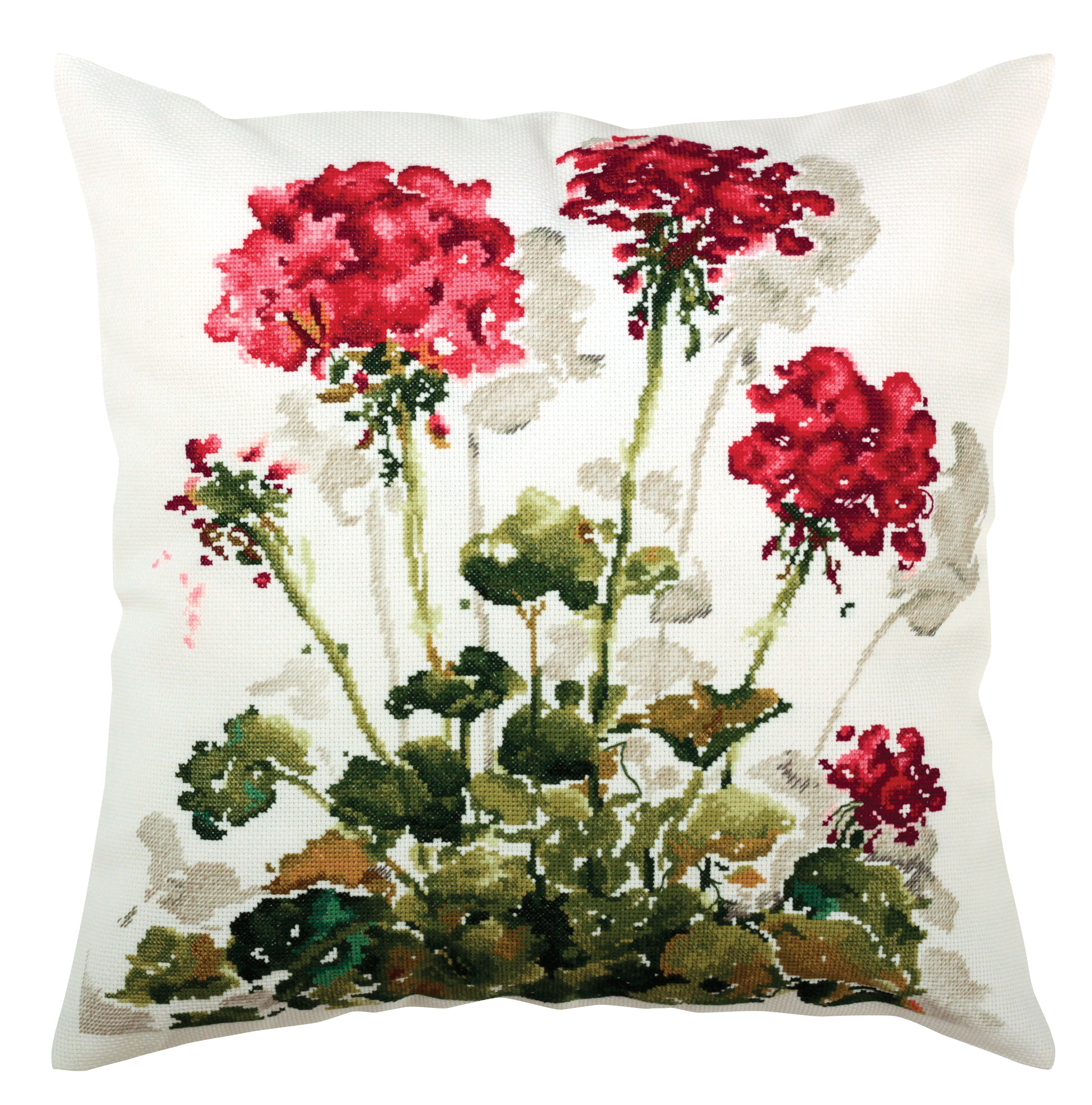 Red crane's-bill CU048 Counted Cross Stitch Kit
