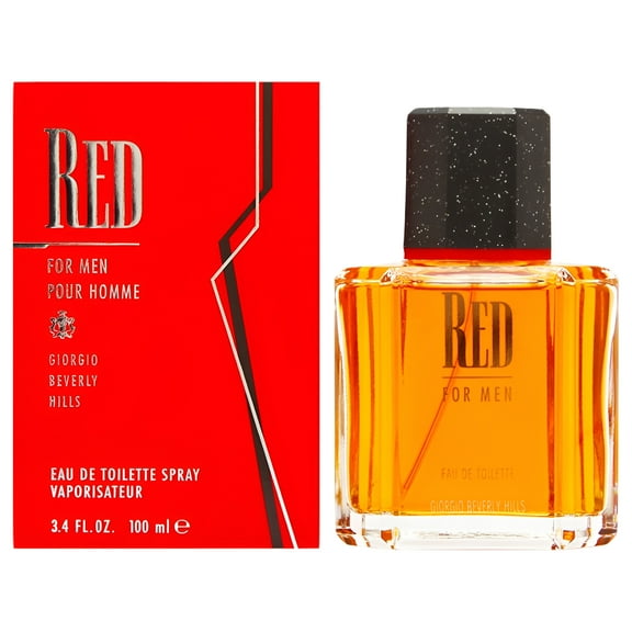 Red for Men by Giorgio Beverly Hills 3.4 oz Eau de Toilette Spray