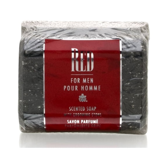 Red for Men by Giorgio Beverly Hills 5.0 oz Scented Soap with Grooming Stone