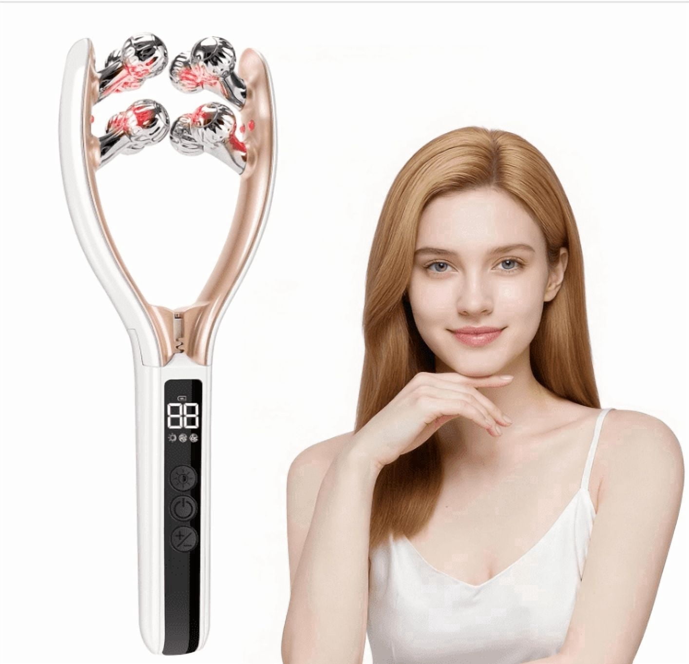 Facial massager tools, female facial roller skincare tools, rechargeable facial rollers for facial contour massage, facial, neck, arm and leg devices, portable household appliances