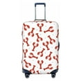 thumbnail image 1 of Red lobsters polka dot Luggage Cover Anti Scratch, Elastic Suitcase Protector Suitcase Covers for Luggage Fits 18-32 Inch Luggage, 1 of 5