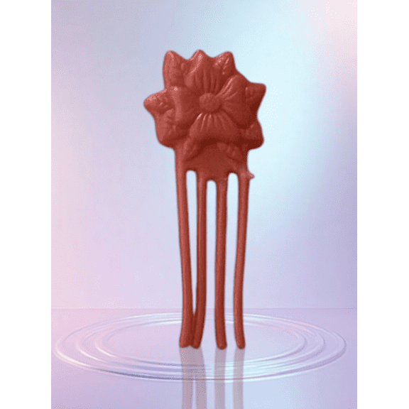 Red mini miniature bow comb clip hair accessory doll LOL OMG Clone Bratz