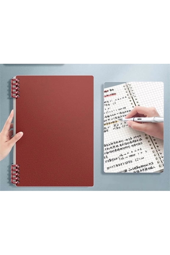 Red+pink 2pcs Wirebound Notebook, College Ruled, 60 Sheets, Spiral Notebook-Office Business Subject Diary Ruled Spiral Book Journal