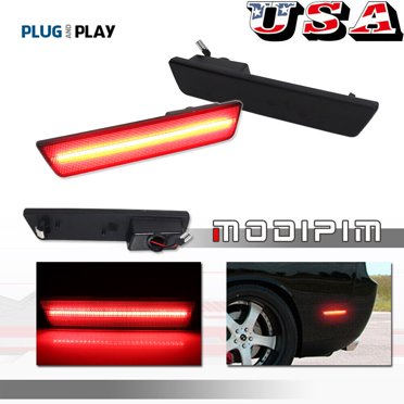 Clear Rear Side Marker Lamp Housing For 2008-2014 Dodge Challenger & 2011-2014 Charger – LED Ready