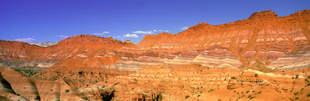 Red rocks at Old Movie Set Vermillion Cliffs Utah Canvas Art - Panoramic Images (27 x 9)