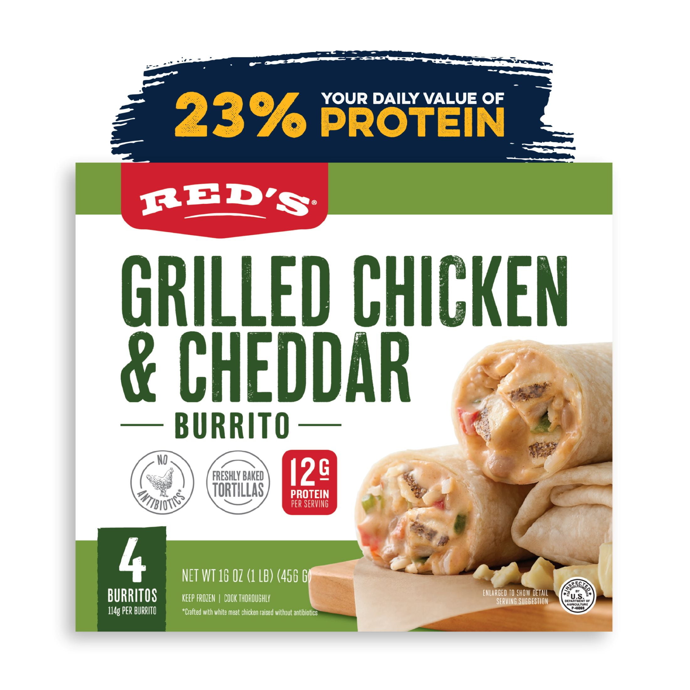 Red's Grilled Chicken & Cheddar, 16 oz. 4 Count (Frozen)