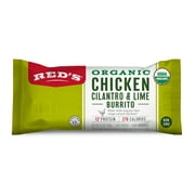 Red's Organic Chicken, Cilantro and Lime Burrito, 4.5 oz, 1 Count (Frozen)