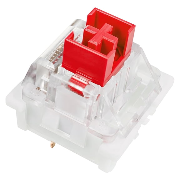 Red switch, 3-pin linear // dustproof switch, for mechanical keyboard - compatible with switch - package of 72