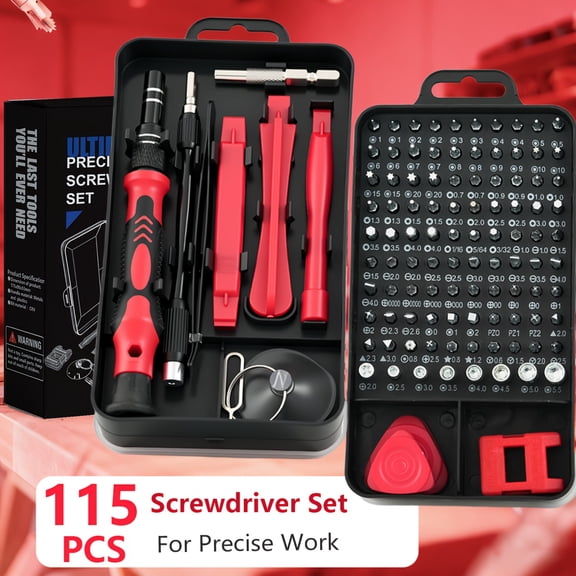 Red telescopic handle