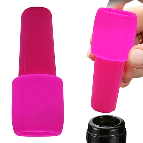 Red wine stopper Kitchen Gadgets Wine Stoppers For Wine Bottles 2026 New Reusable Sparkling Wine Bottle Silicone Wine Bottle Stopper Cover Wine Bottle Caps For Beer Champagne Home Kitchen Bars Use